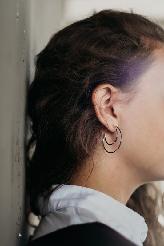 Moon earrings