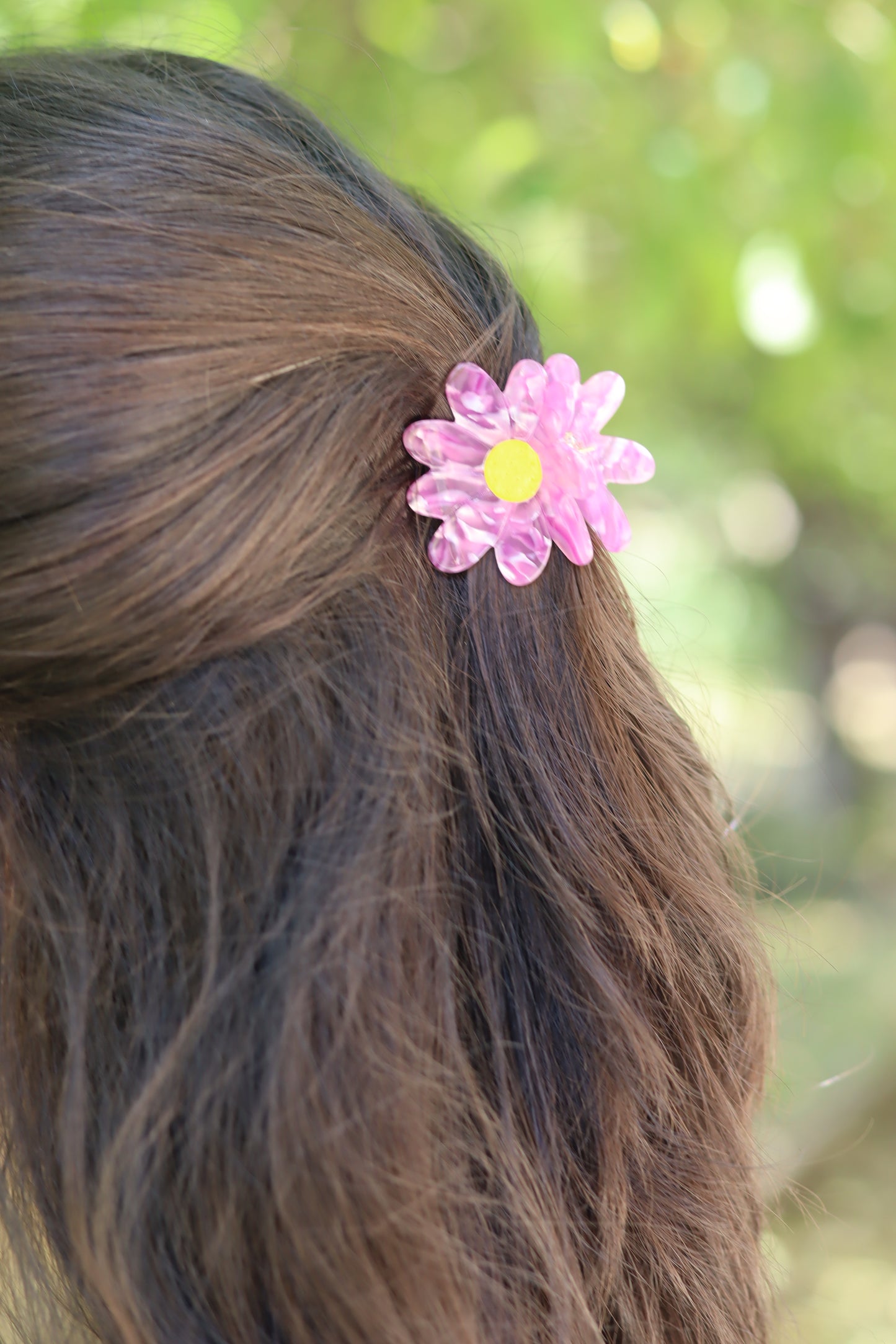 Pinza cabello flor