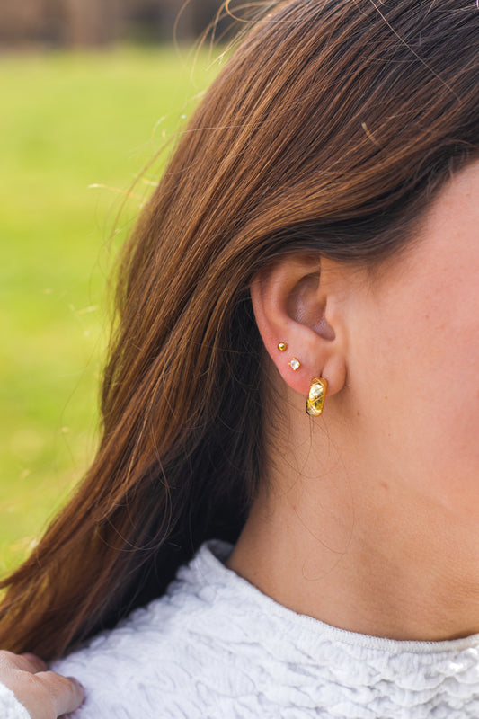 Pendientes aro serpiente