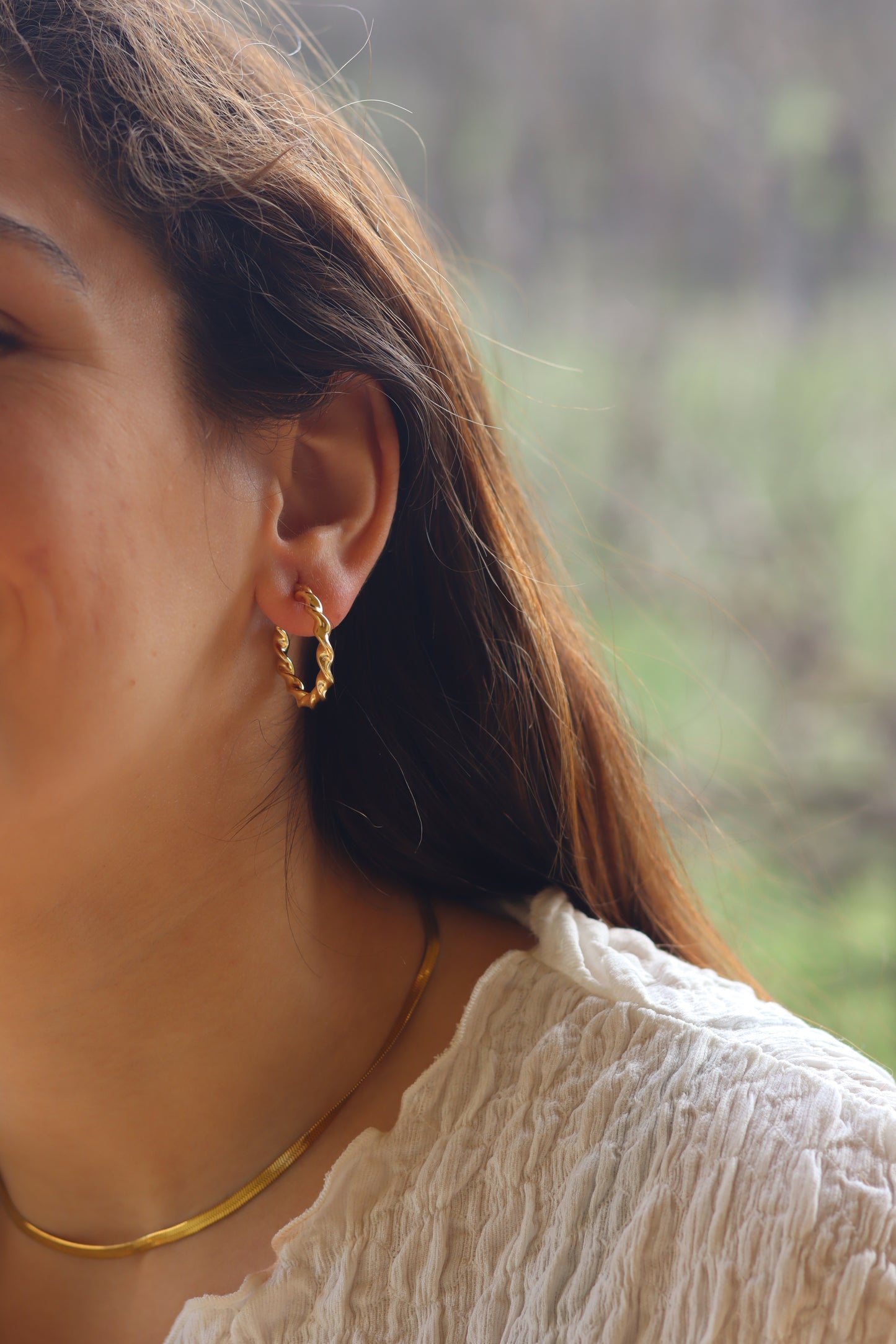 Pendientes aro atornillado
