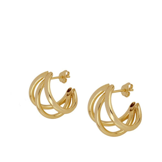 Pendientes aro triples