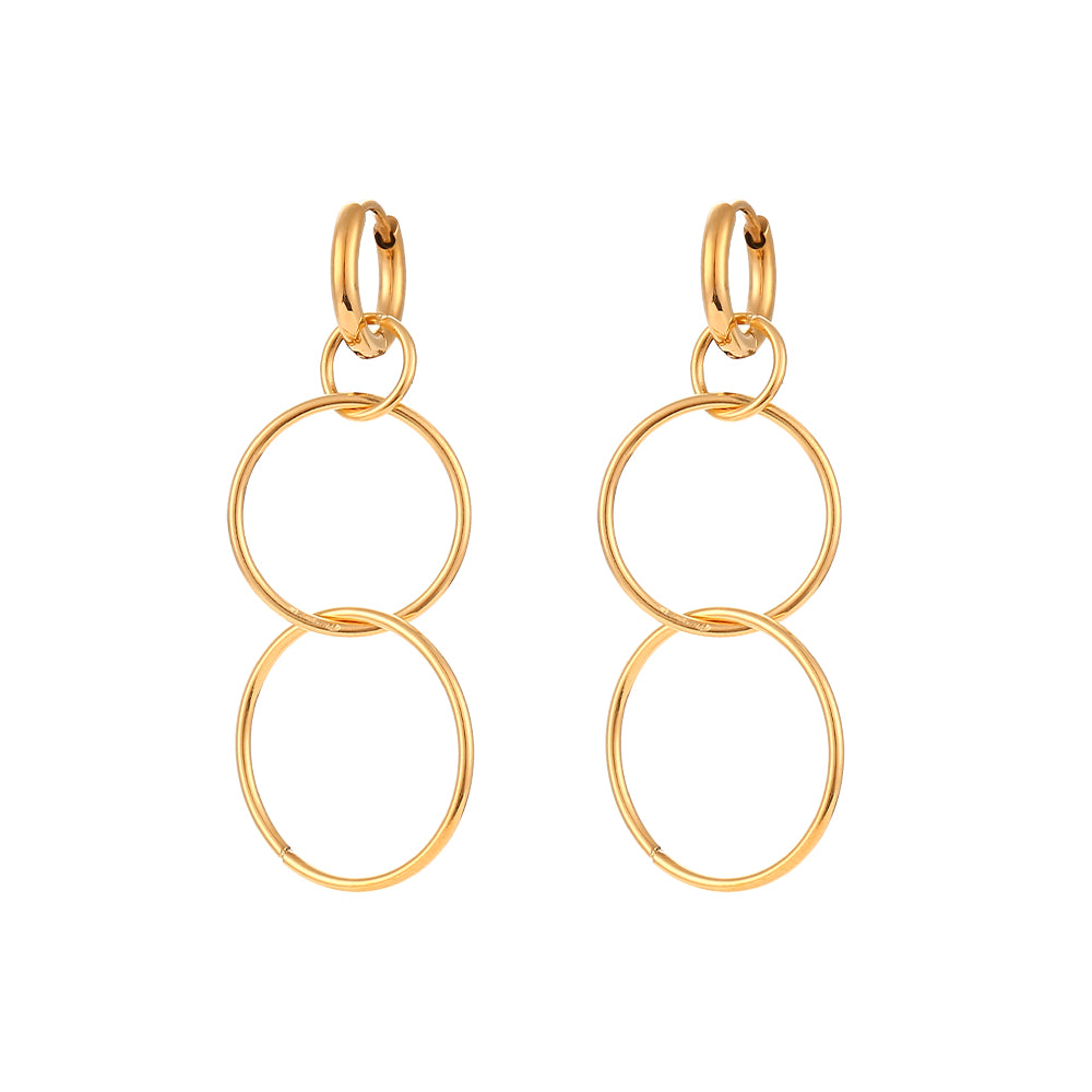 Pendientes aros crecientes