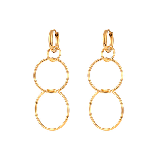 Pendientes aros crecientes