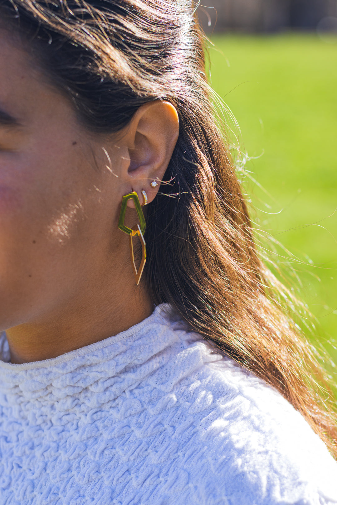 Pendientes asimétricos