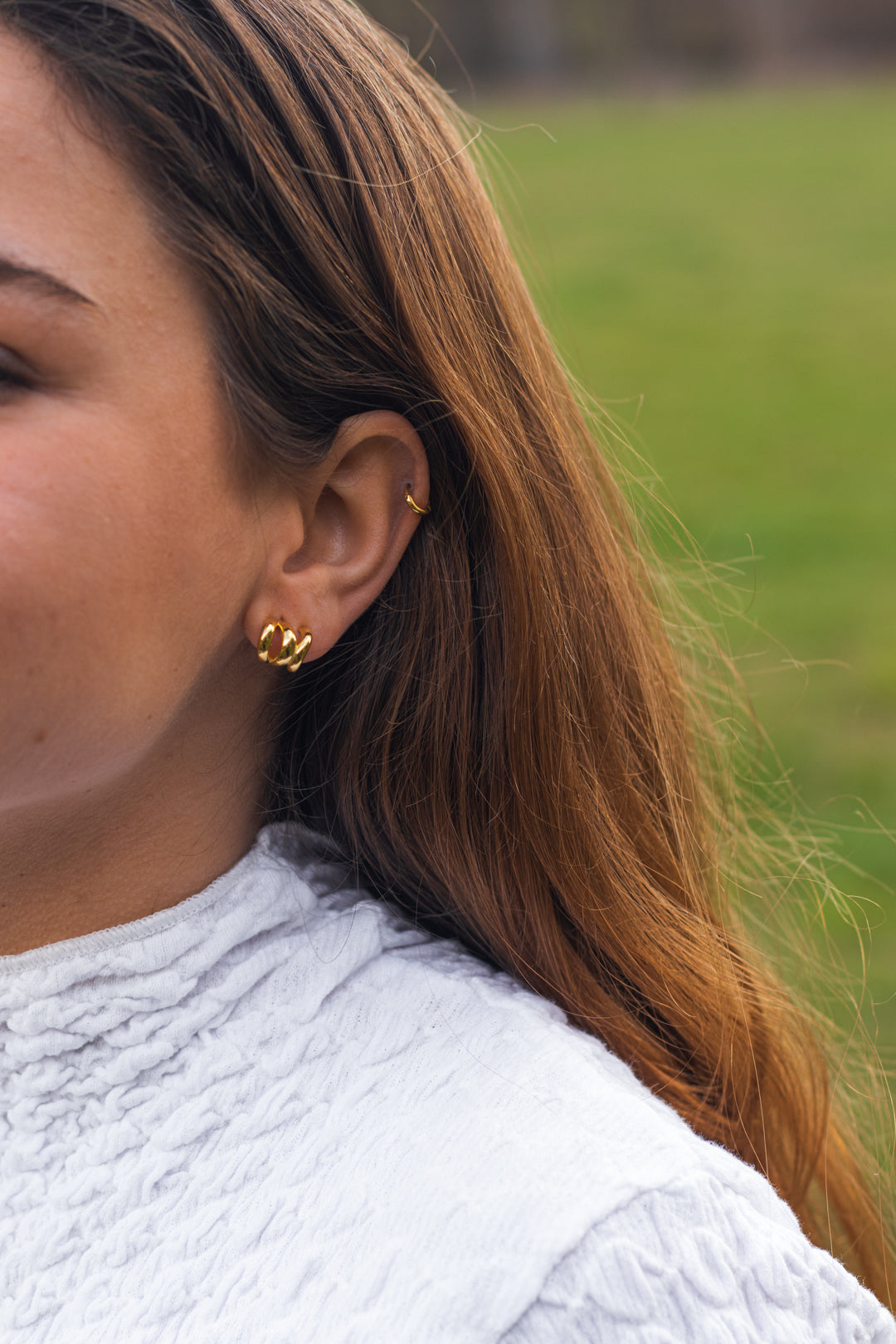 Pendientes triple