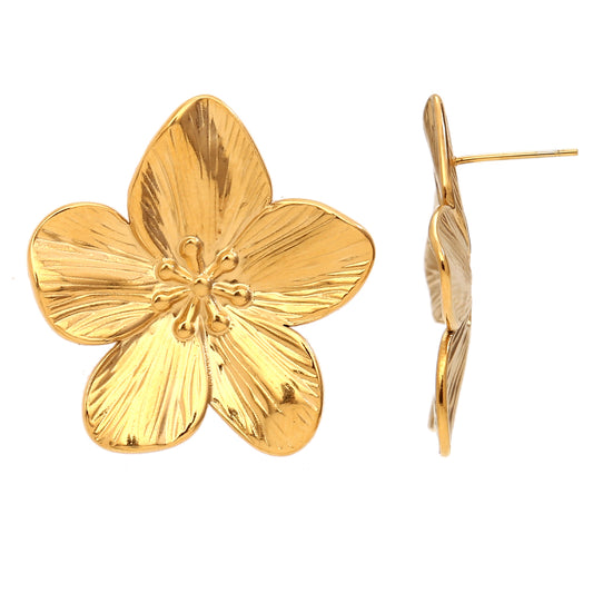 Pendientes flor
