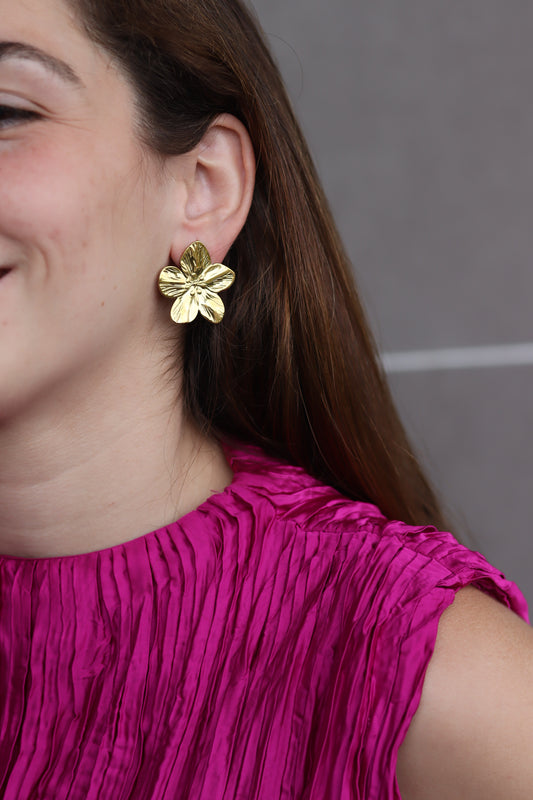 Pendientes flor