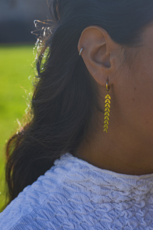 Leaf earrings