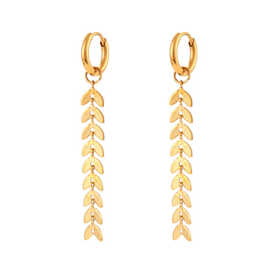 Leaf earrings