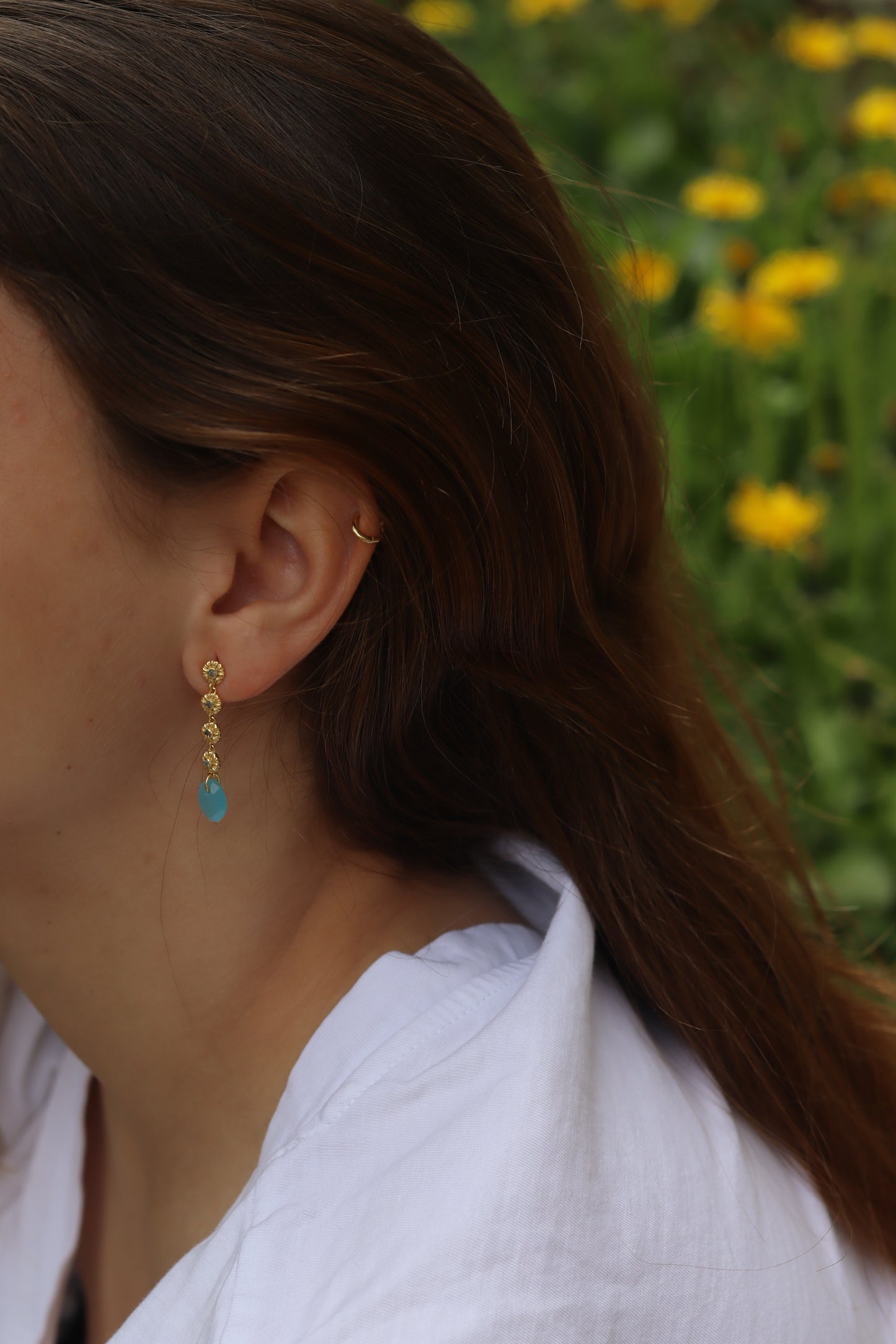 Pendientes margaritas