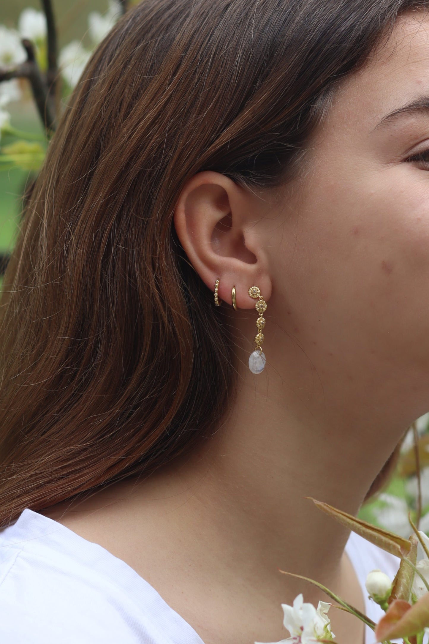 Pendientes margaritas