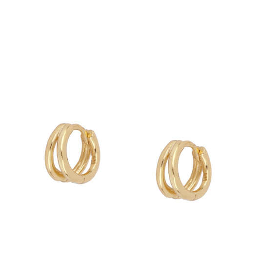 Pendientes mini doble aro