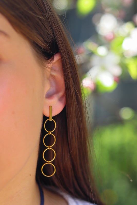 Pendientes cuatro aros
