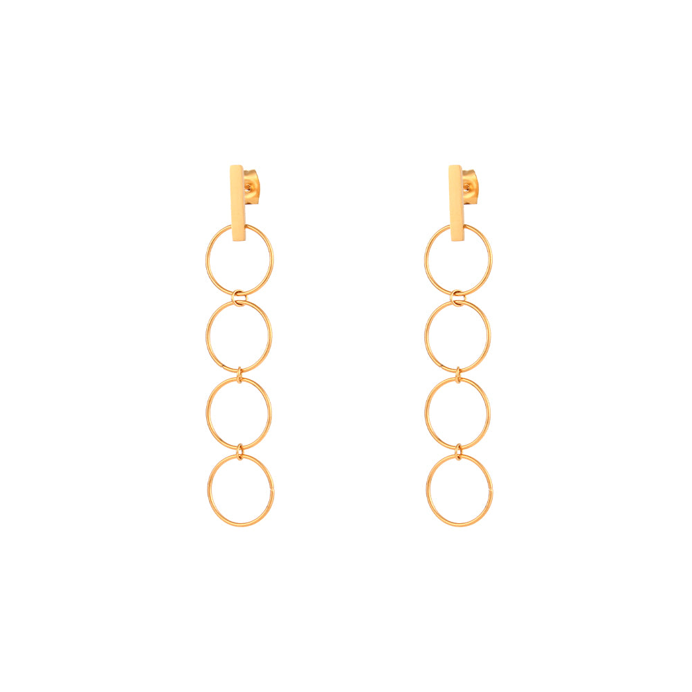 Pendientes cuatro aros