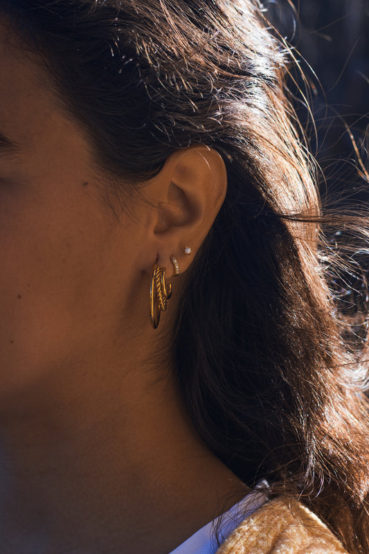 Pendientes tres aros