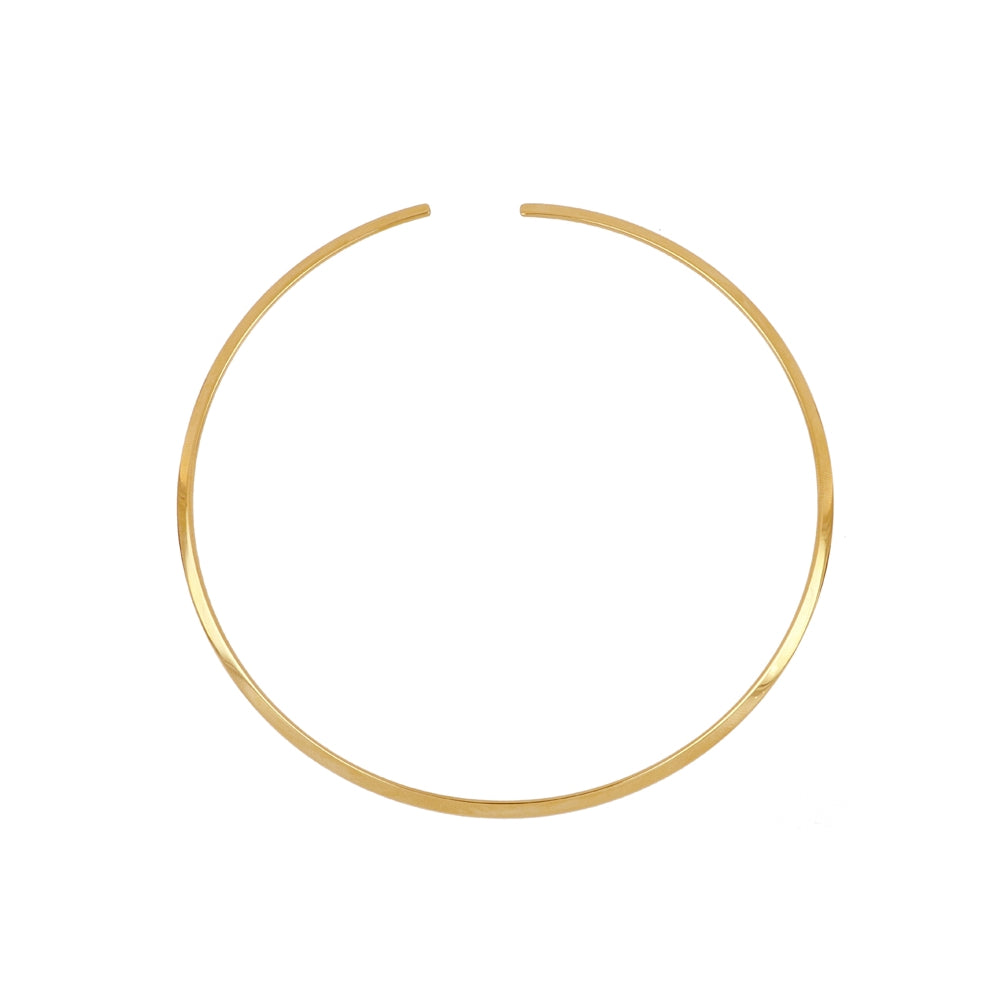 Flat rigid choker