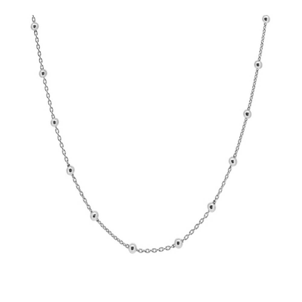 Collar cadena y bolas
