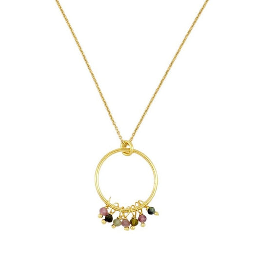 Collar aro turmalina