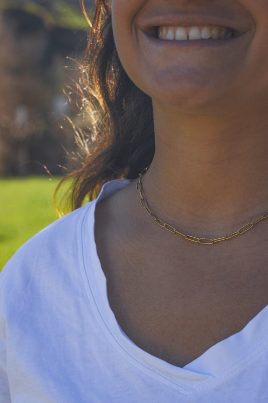 Collar cadena combinado
