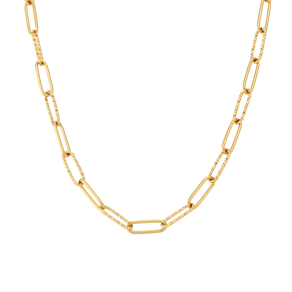 Collar cadena combinado