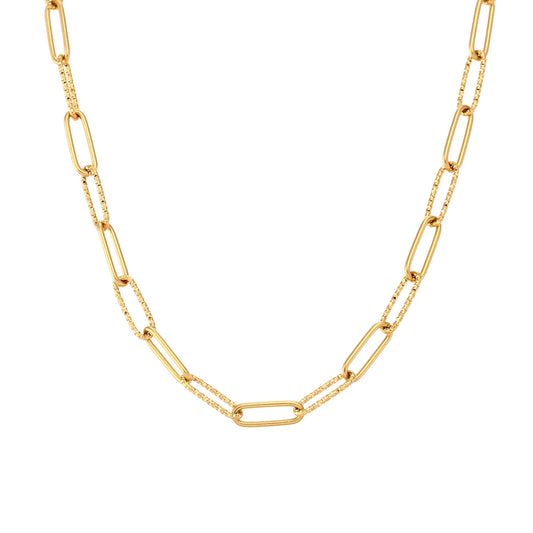 Collar cadena combinado