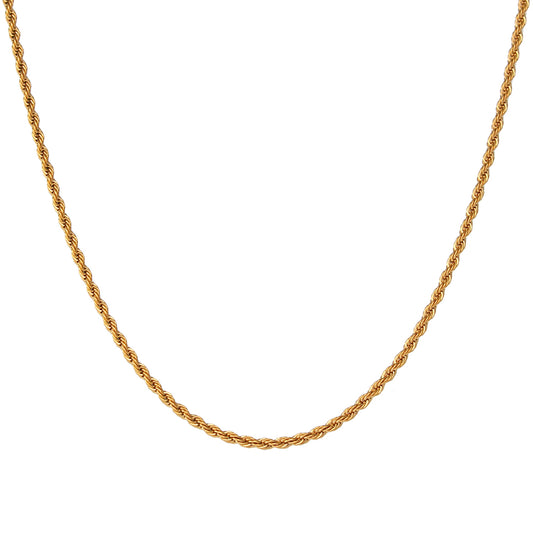 Collar cadena cuerda