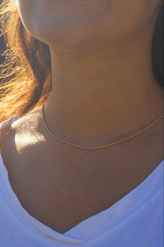 Collar cadena malla