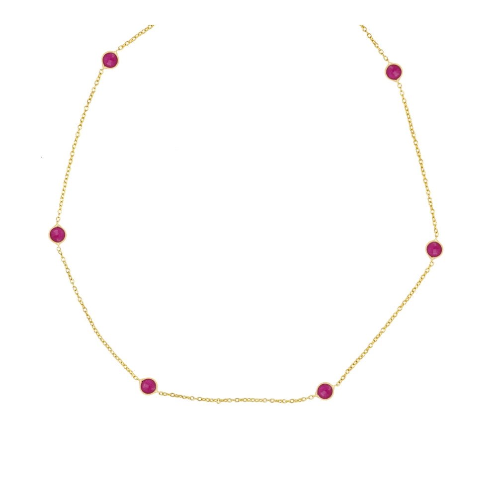 Collar cadena con minerales