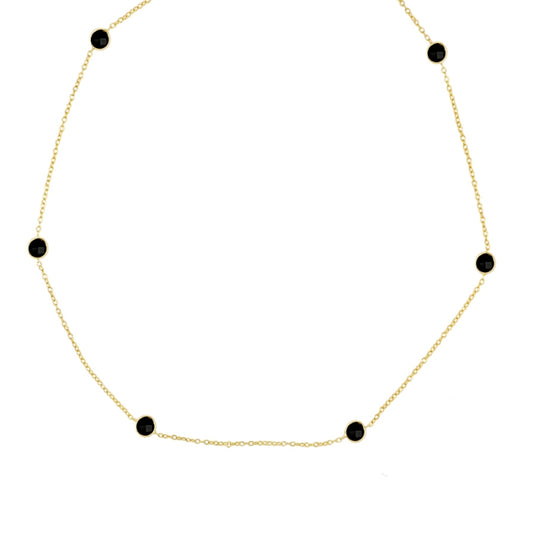 Collar cadena con minerales