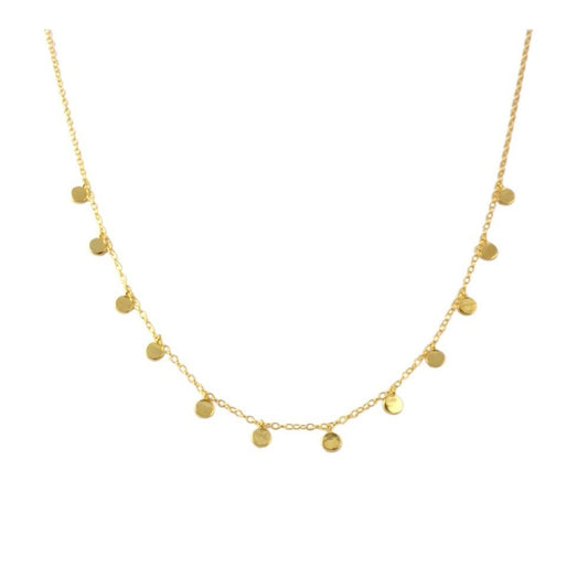 Collar cadena mini chapas
