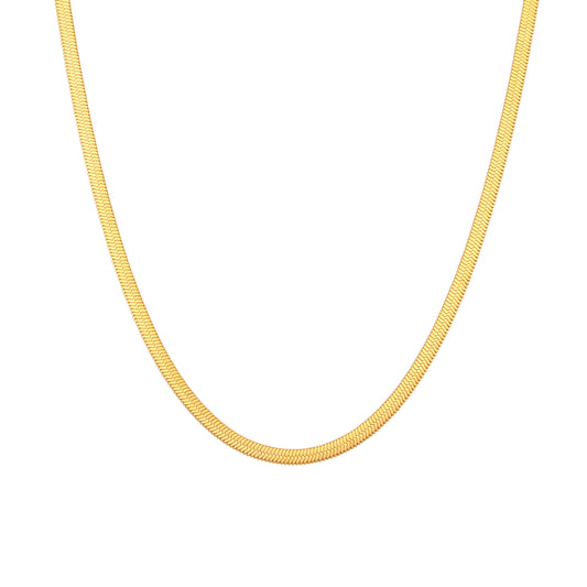 Collar cadena plana