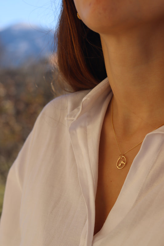 Collar cadena montaña
