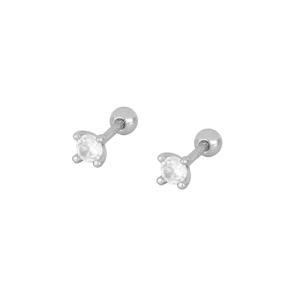 Mini zirconia earrings