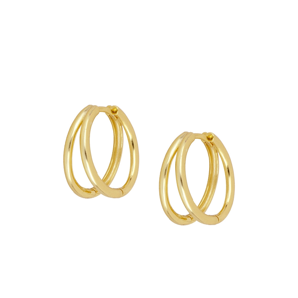 Pendientes doble aro