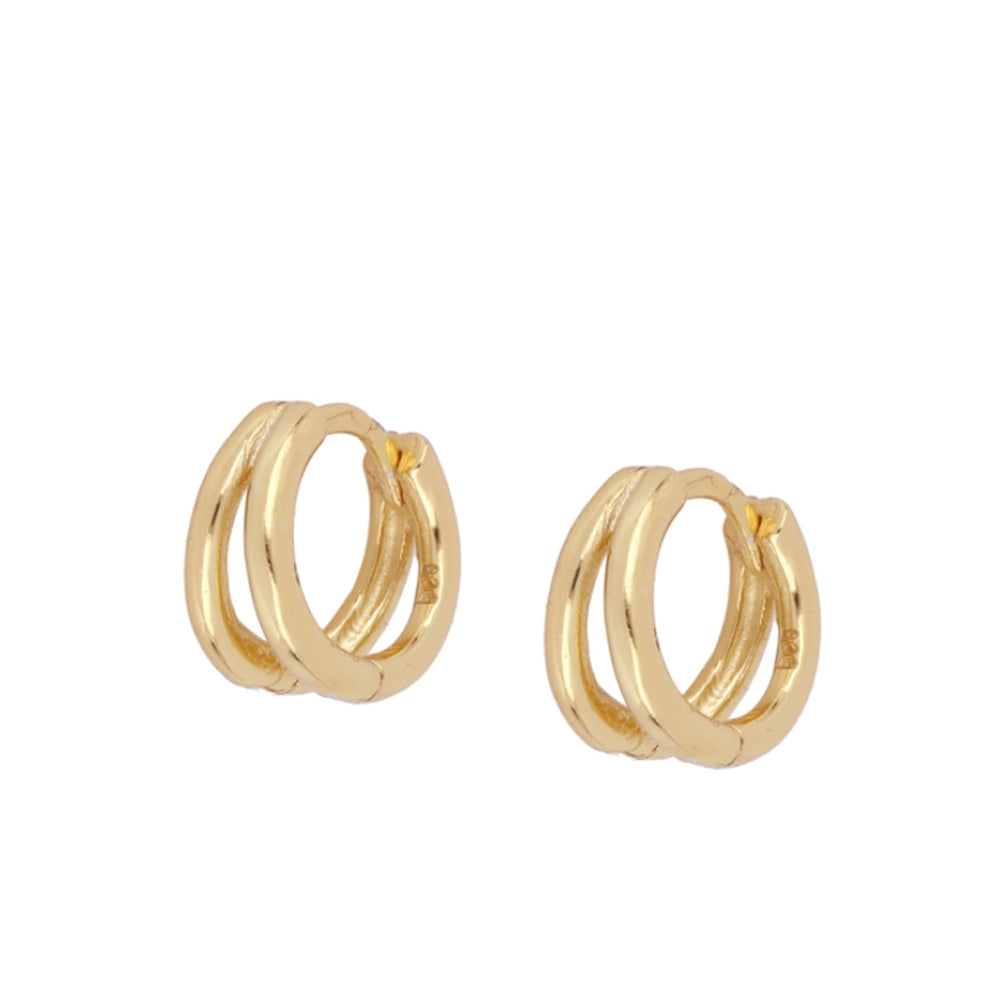 Pendientes doble aro