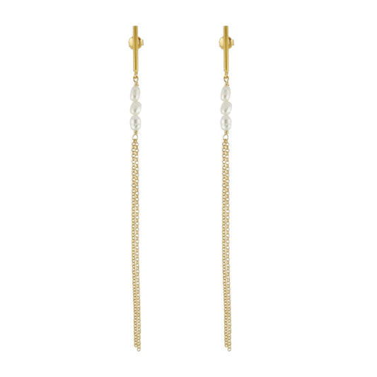 Arracades cascada perles