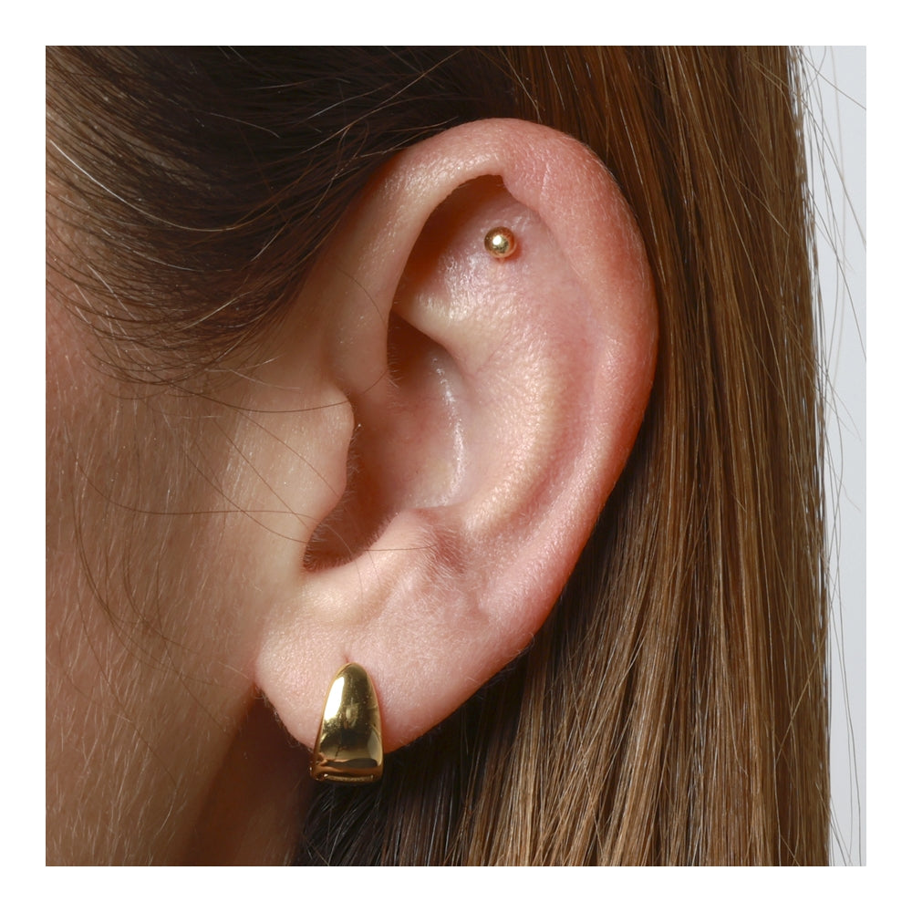Pendientes piercing bola
