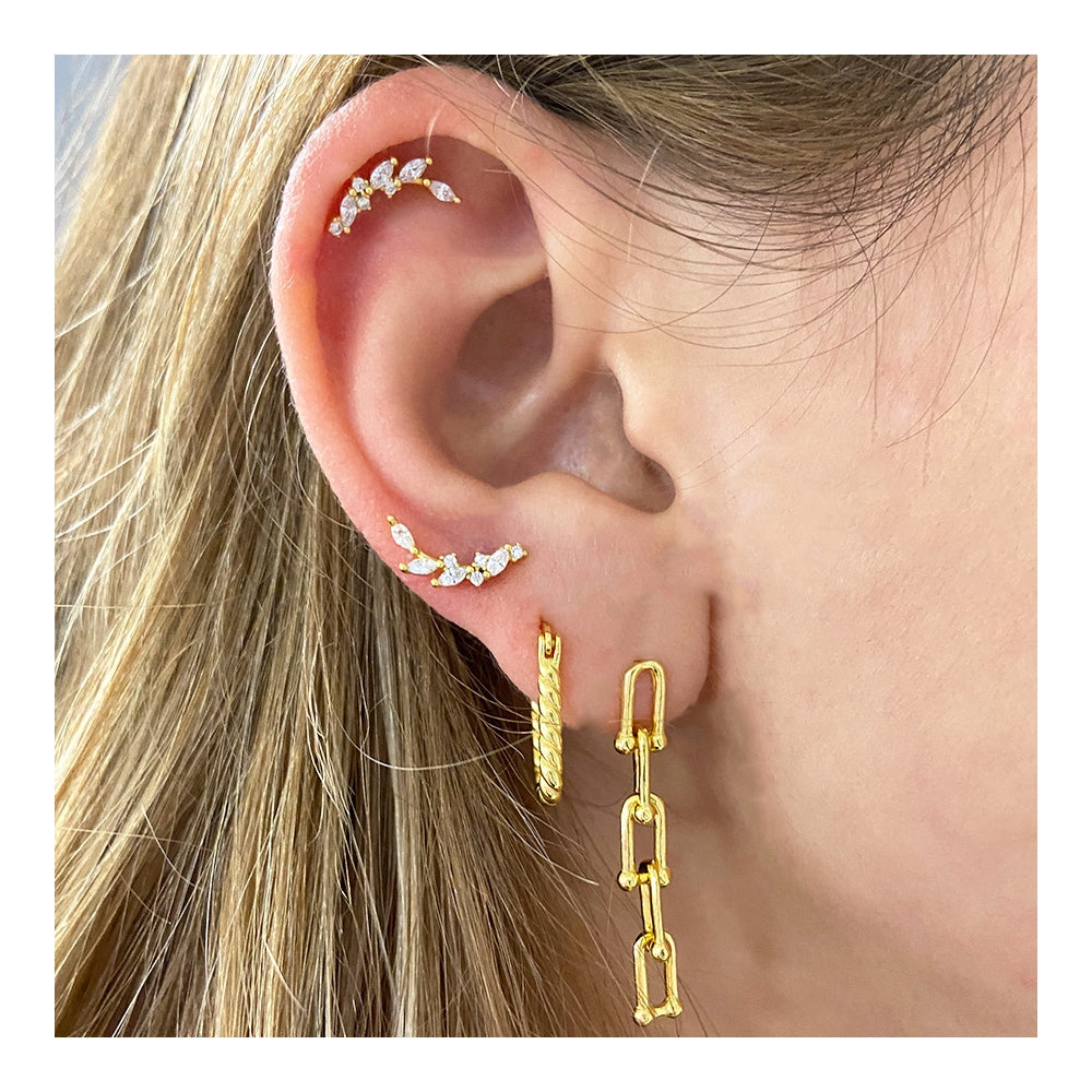 Pendientes piercing rama