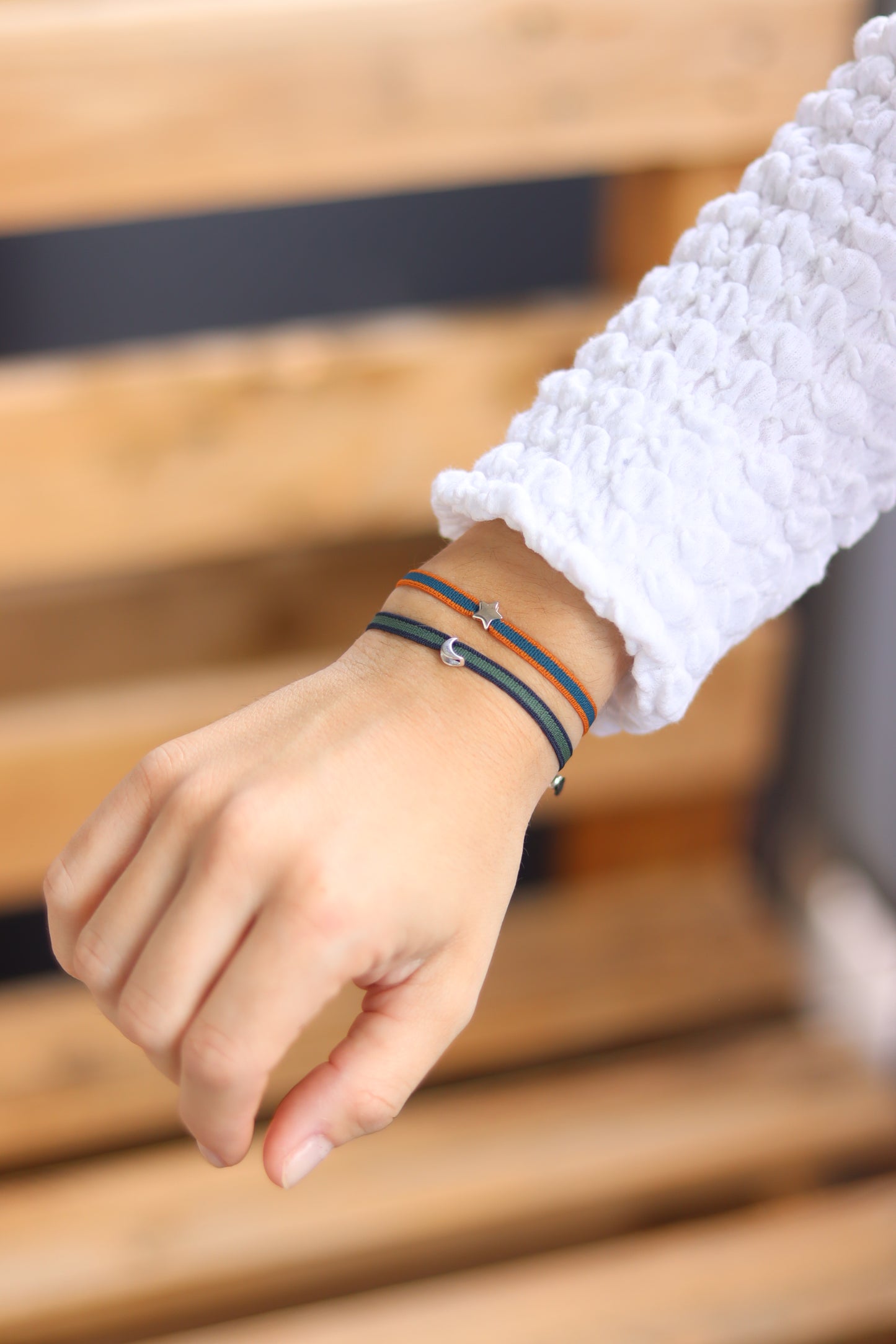 Pulsera bicolor luna