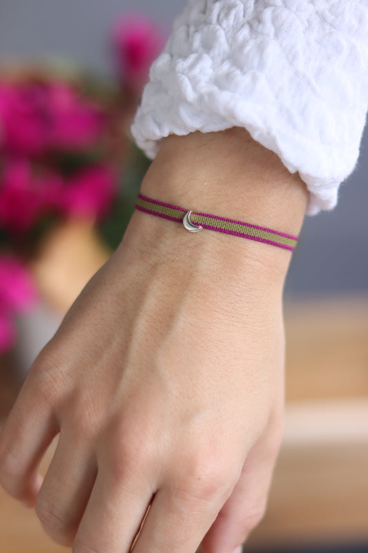 Pulsera bicolor luna
