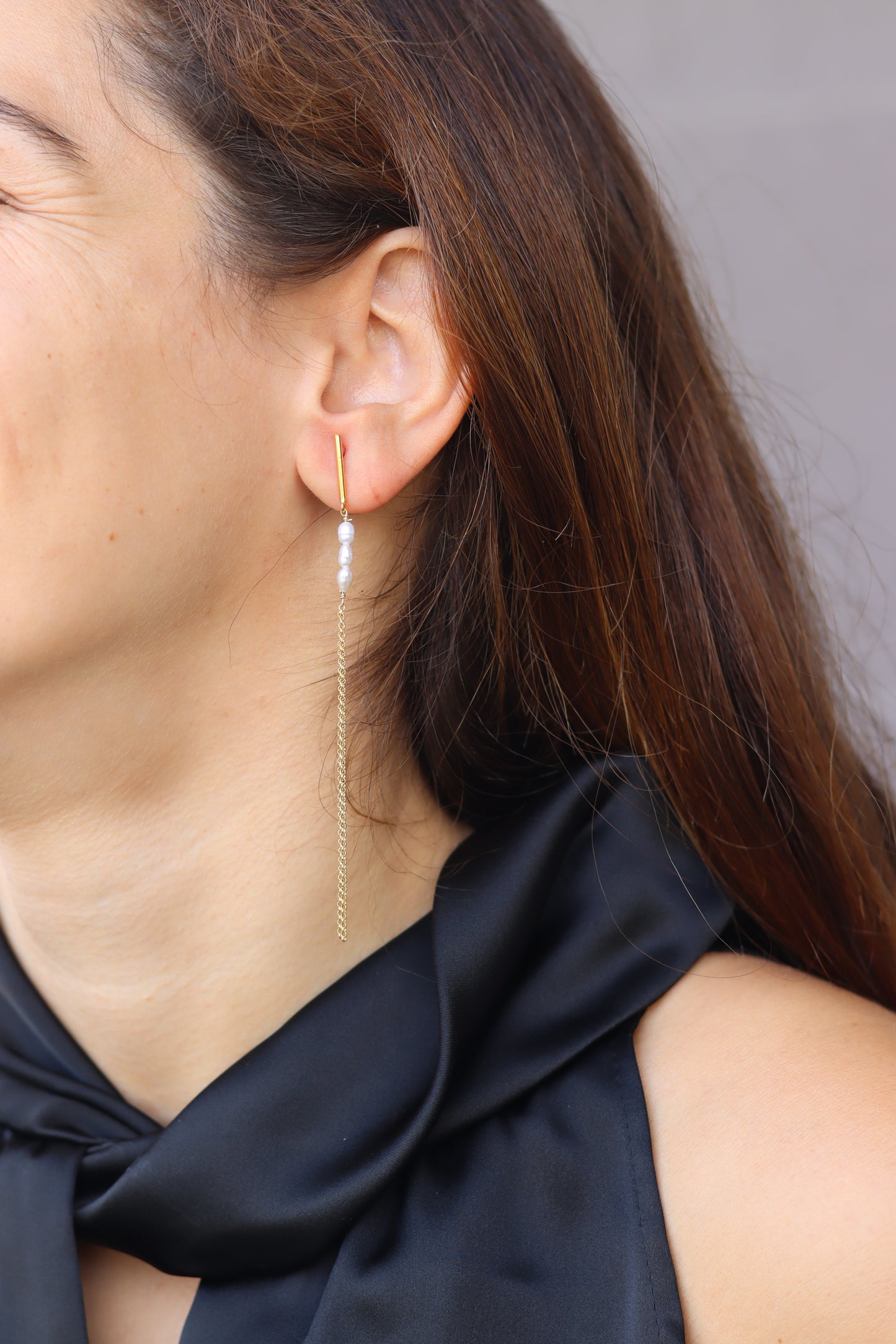 Arracades cascada perles