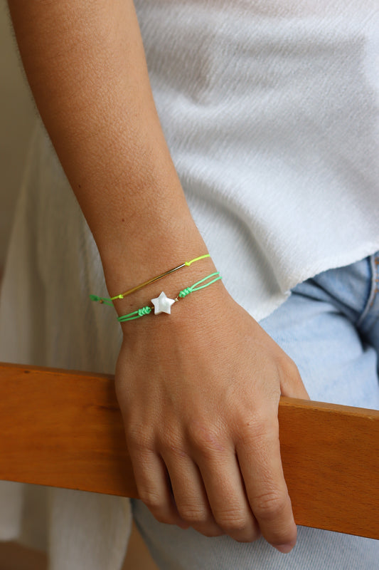 Pulsera barra flúor