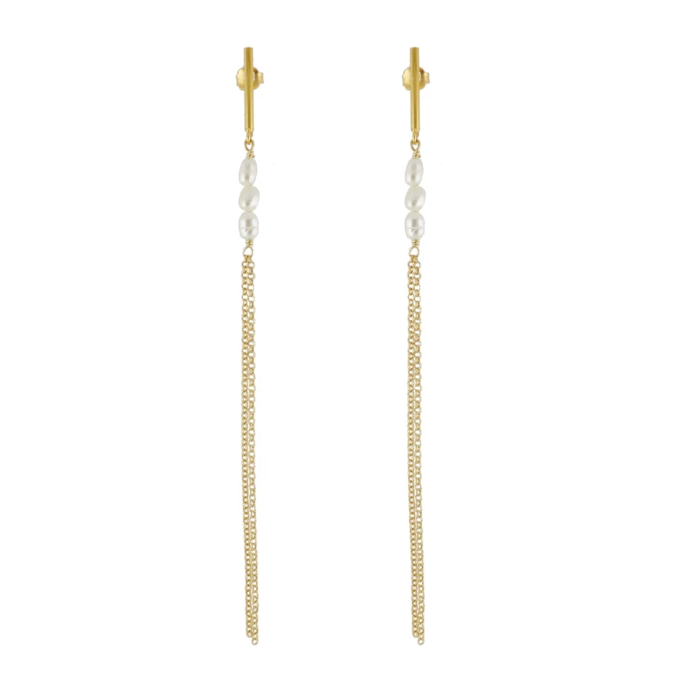 Arracades cascada perles