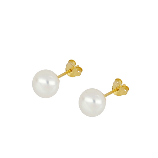 Mini pearl earrings